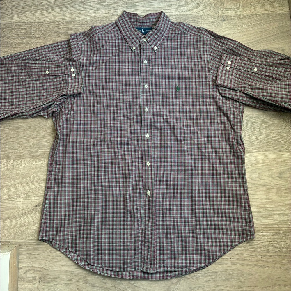 Ralph Lauren Blue Label Brown Checkered Shirt